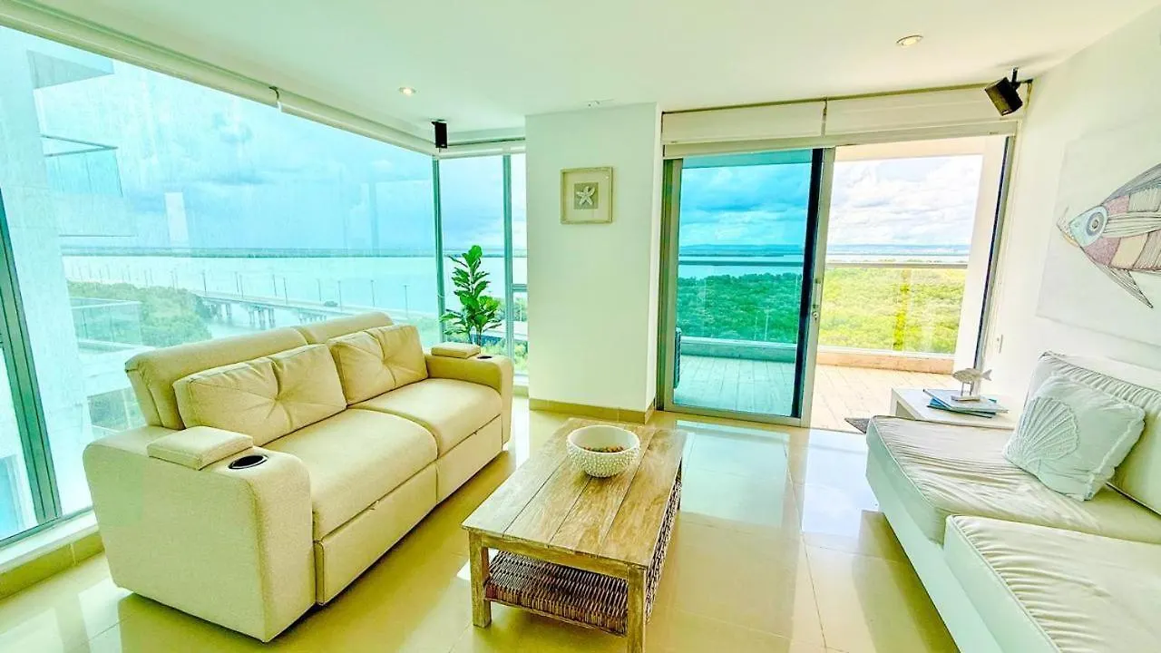 Apartamento De Ensueno!! En El Sonesta Cartagena Salida Playa Vistas Wow Piscina 0*,
