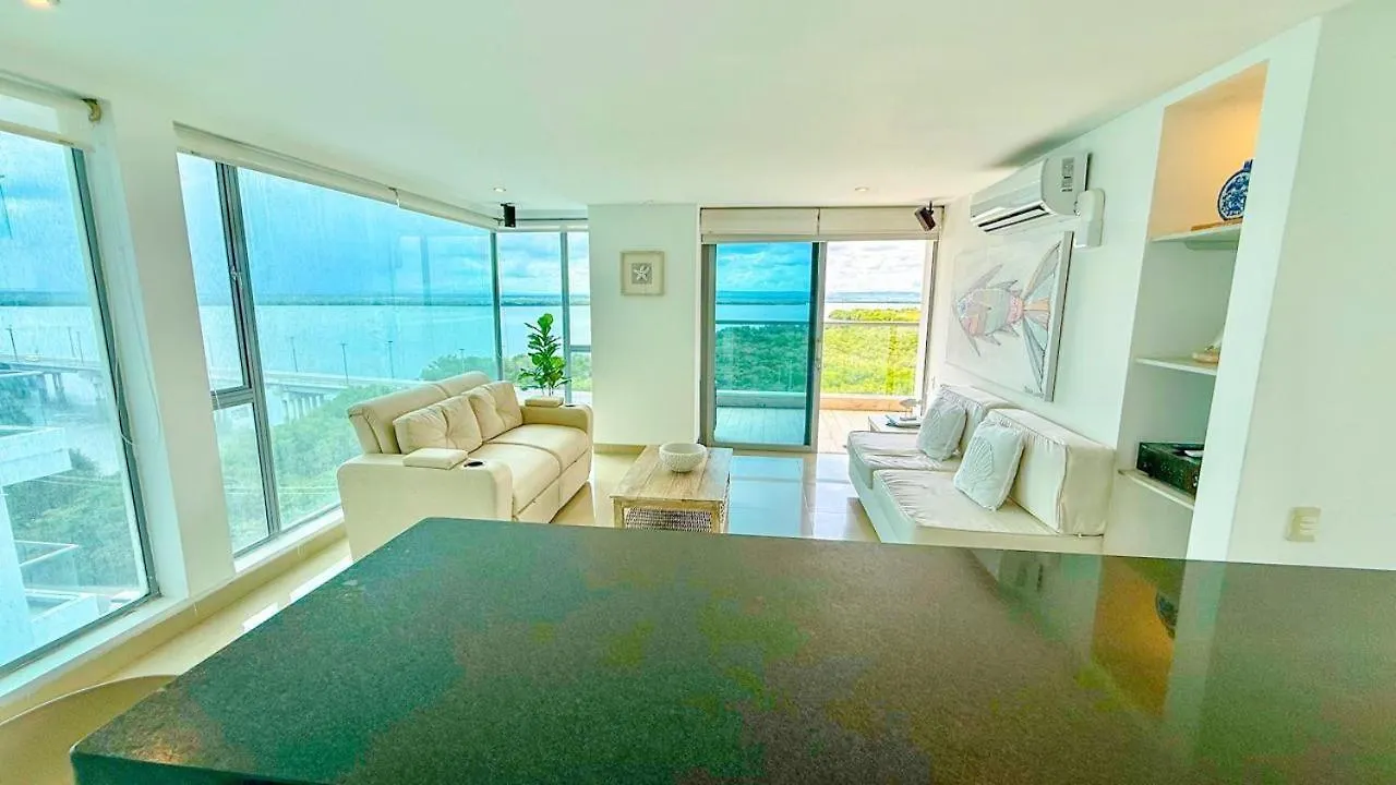 Apartamento De Ensueno!! En El Sonesta Cartagena Salida Playa Vistas Wow Piscina Apartment