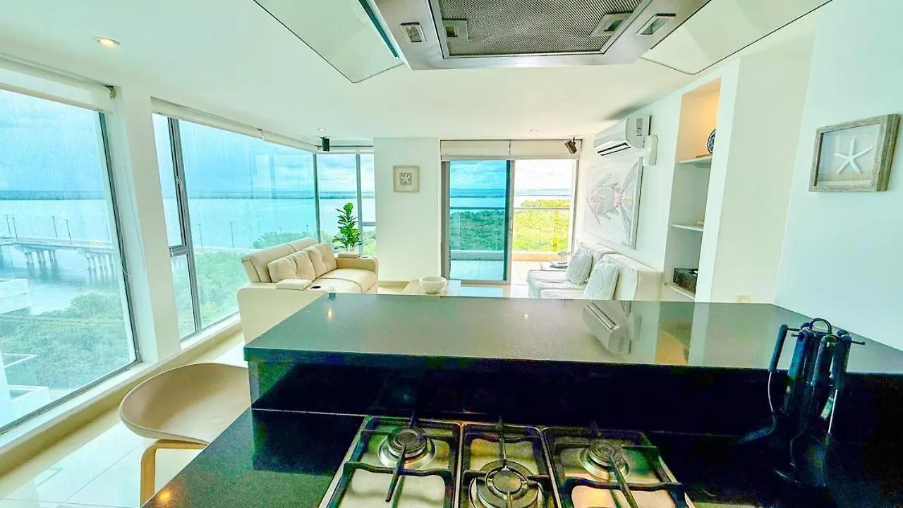 Apartamento De Ensueno!! En El Sonesta Cartagena Salida Playa Vistas Wow Piscina 0*,