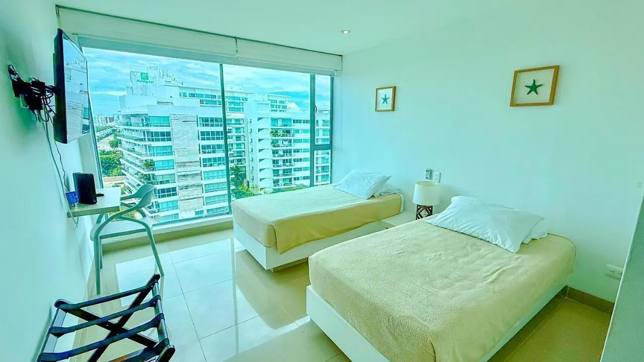 Apartamento De Ensueno!! En El Sonesta Cartagena Salida Playa Vistas Wow Piscina